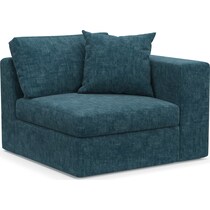 collin blue right arm facing chair   