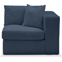 collin blue right arm facing chair   