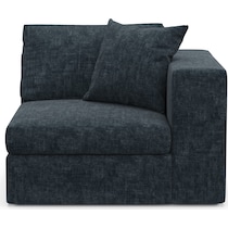 collin blue right arm facing chair   