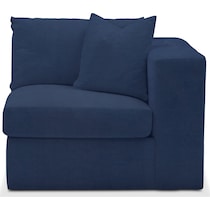 collin blue right arm facing chair   