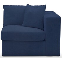 collin blue right arm facing chair   