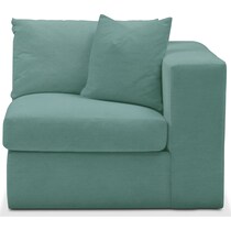collin blue right arm facing chair   