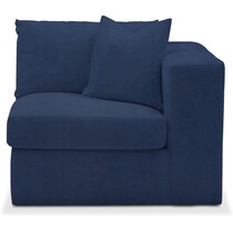 collin blue right facing chair   