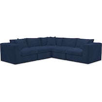collin blue sectional   
