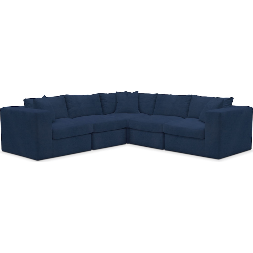 collin blue sectional   