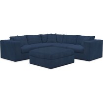 collin blue sectional   