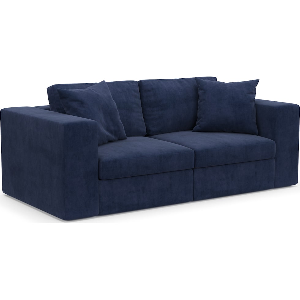 collin blue sofa   