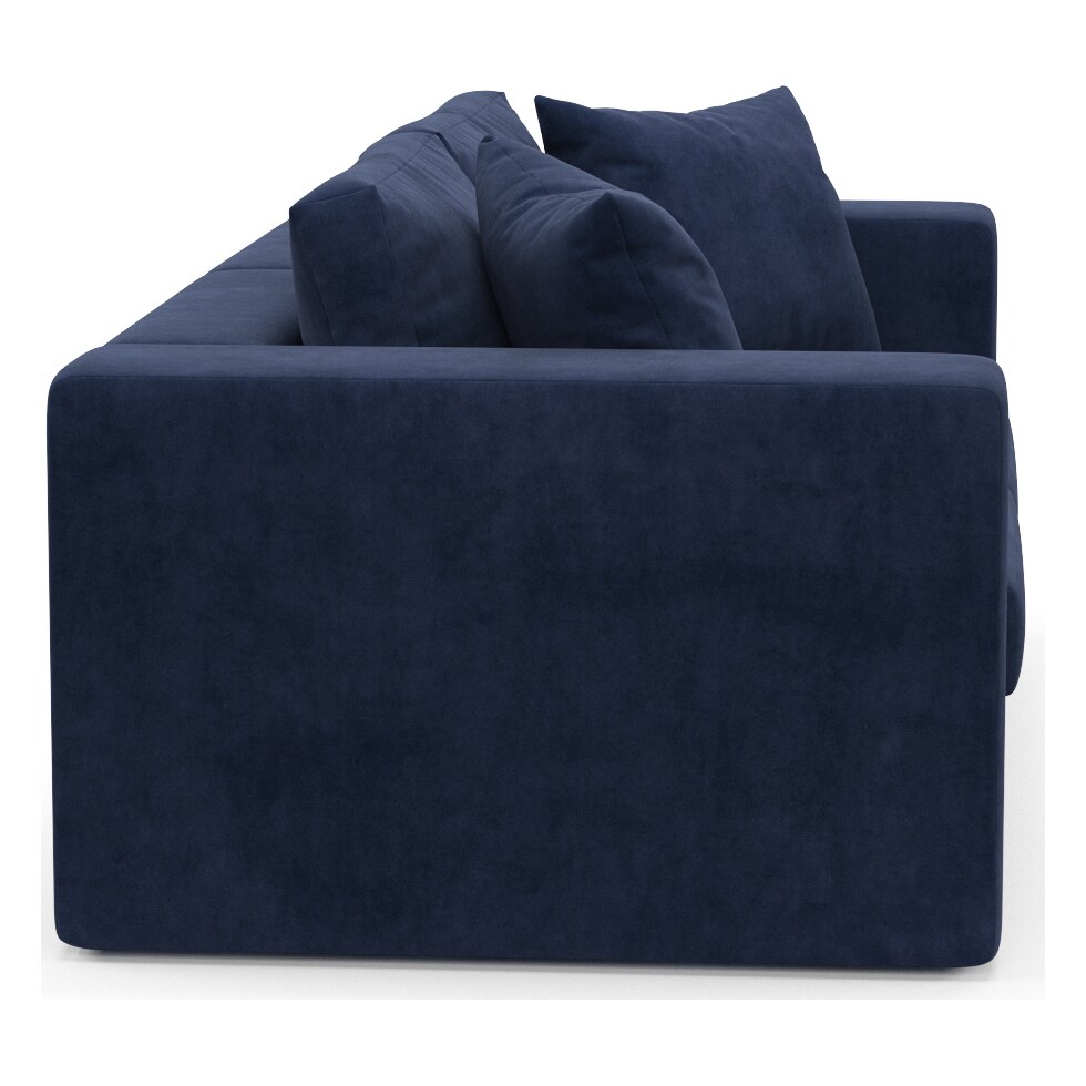 collin blue sofa   