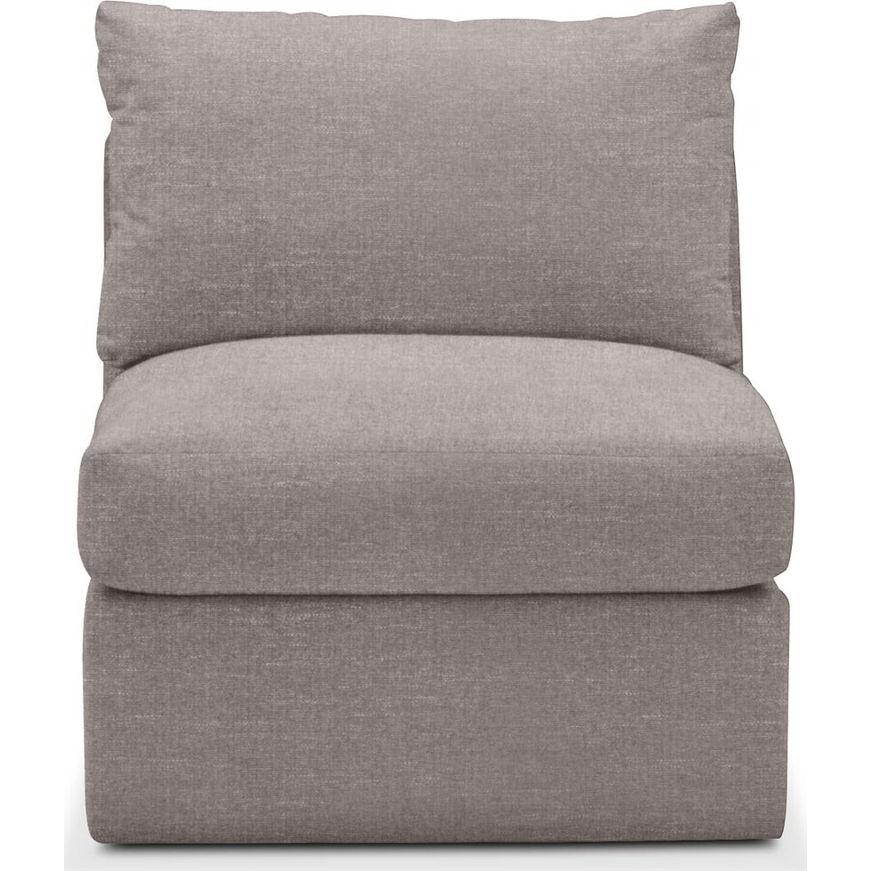 collin curious silver pine armless chair   