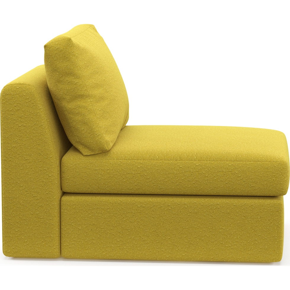 collin gold armless chair   