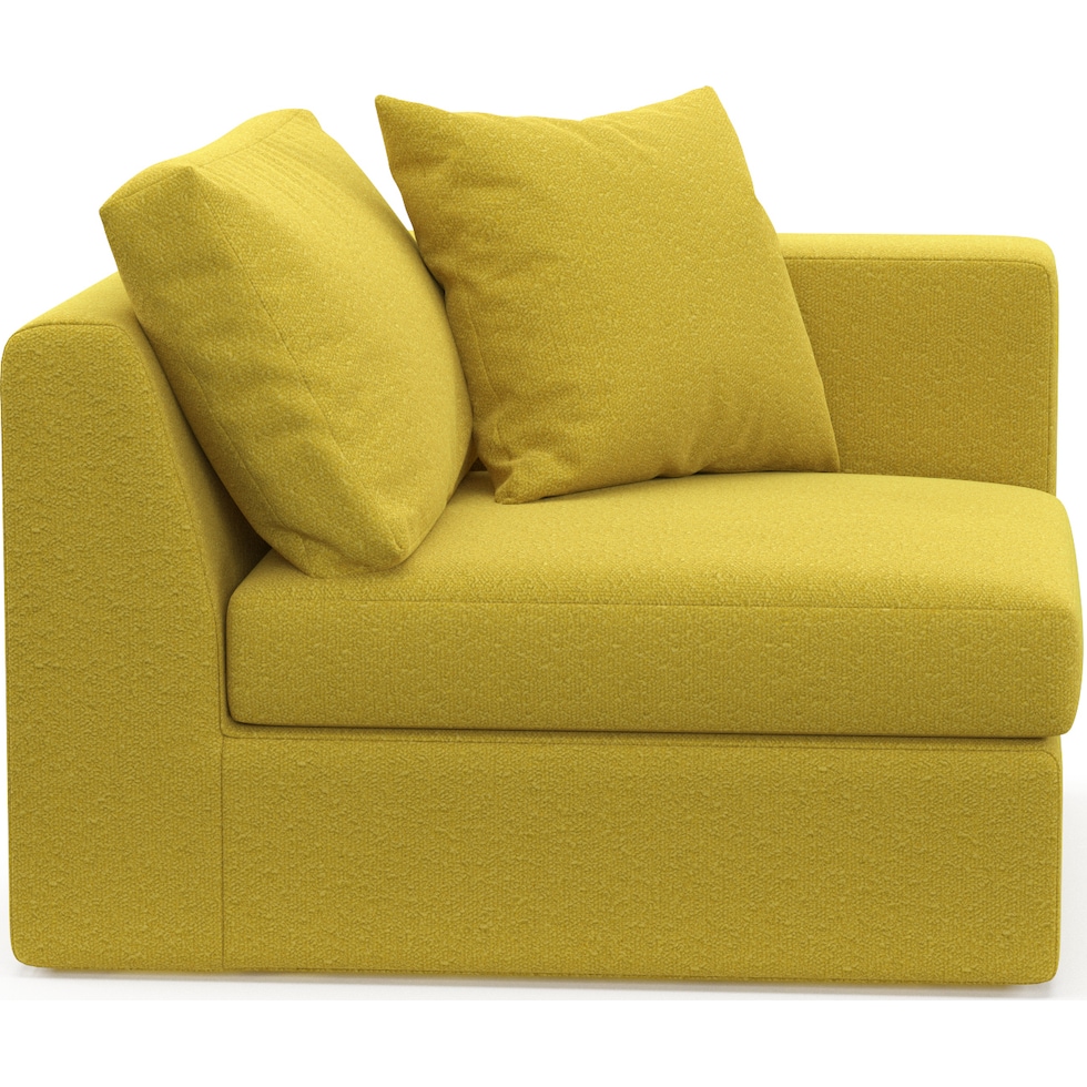 collin gold right arm facing chair   