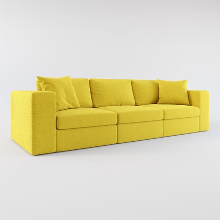Collin Hybrid Comfort 3-Piece Sofa - Bloke Goldenrod