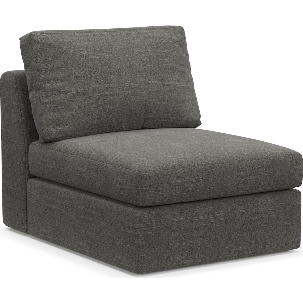 collin gray armless chair   