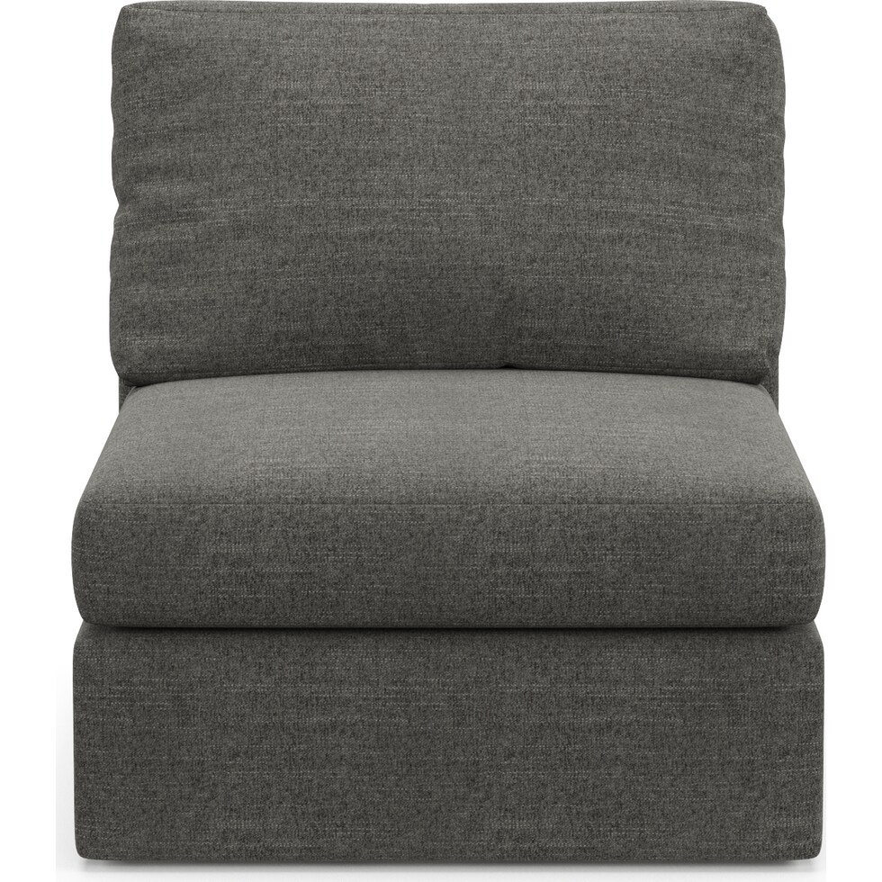 collin gray armless chair   