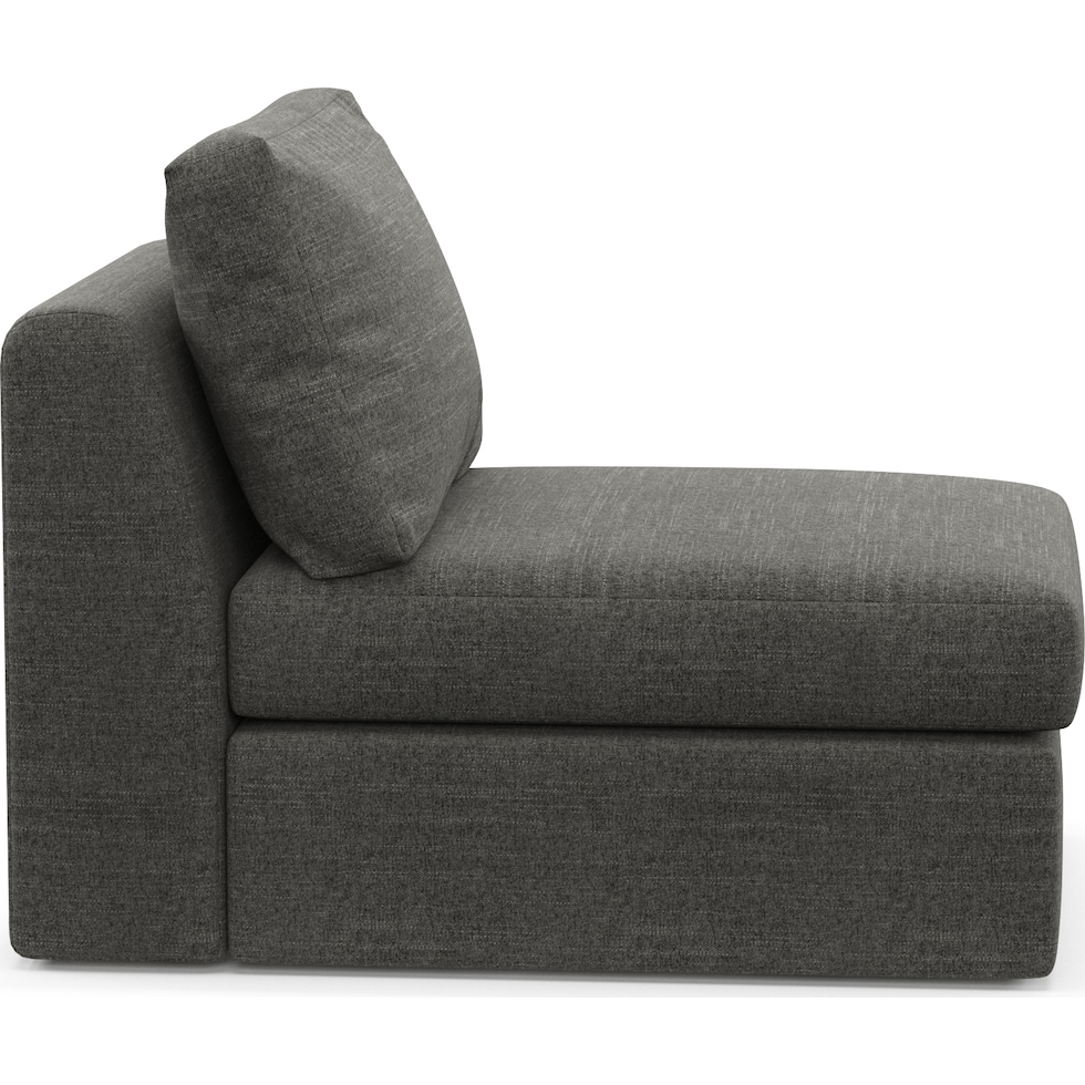 collin gray armless chair   