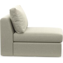 collin gray armless chair   