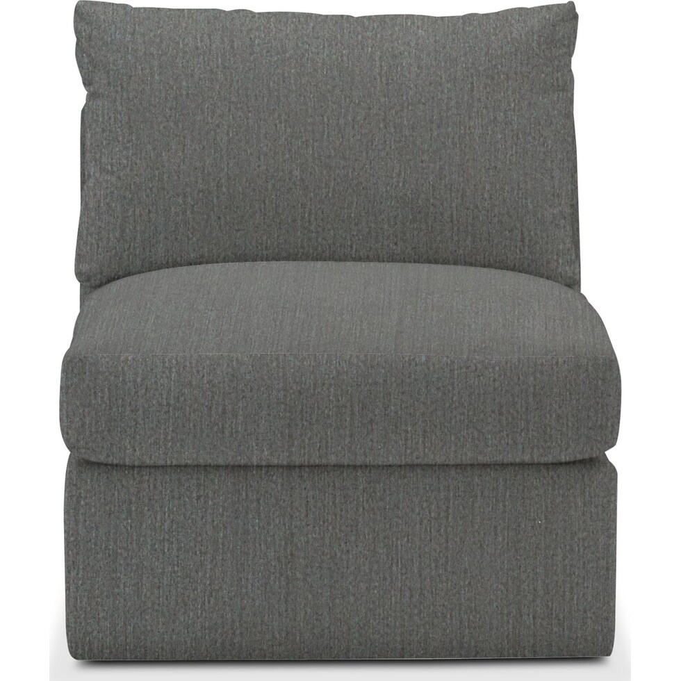 collin gray armless chair   