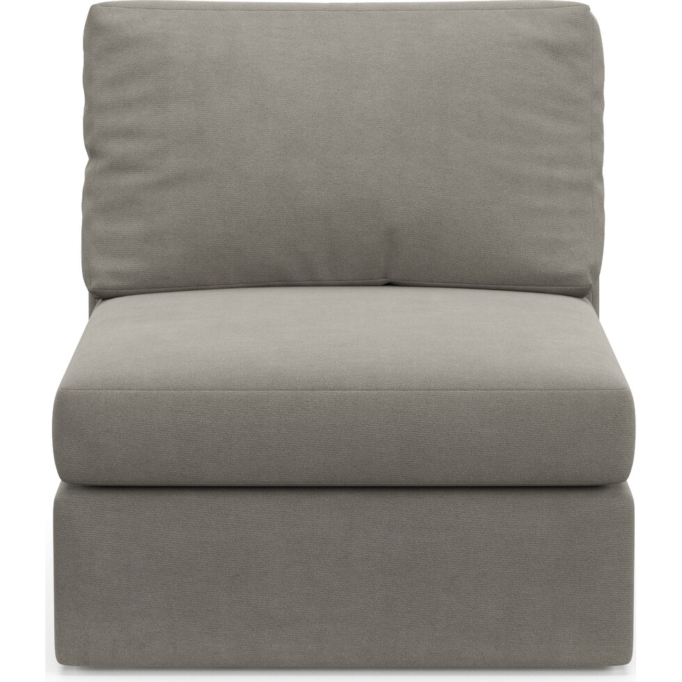 collin gray armless chair   