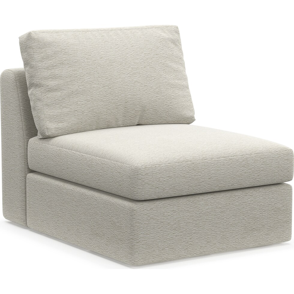 collin gray armless chair   
