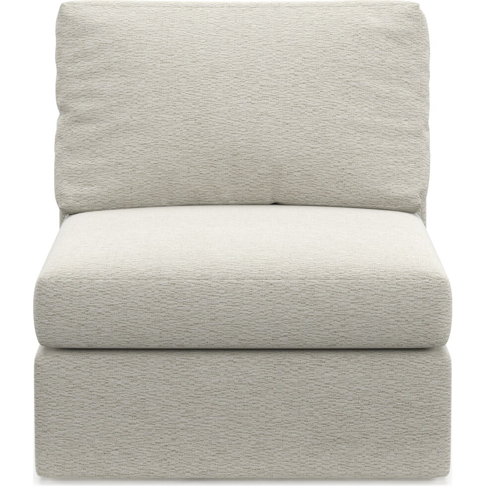 collin gray armless chair   