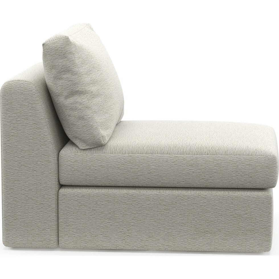 collin gray armless chair   