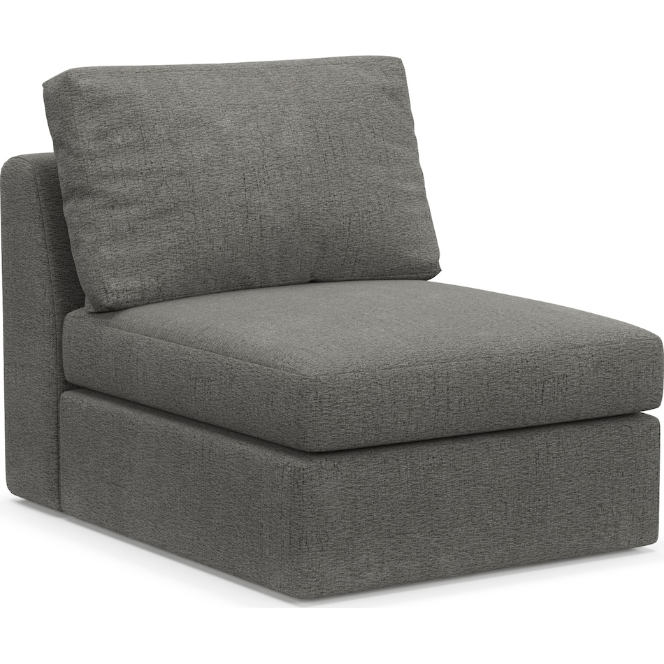 collin gray armless chair   