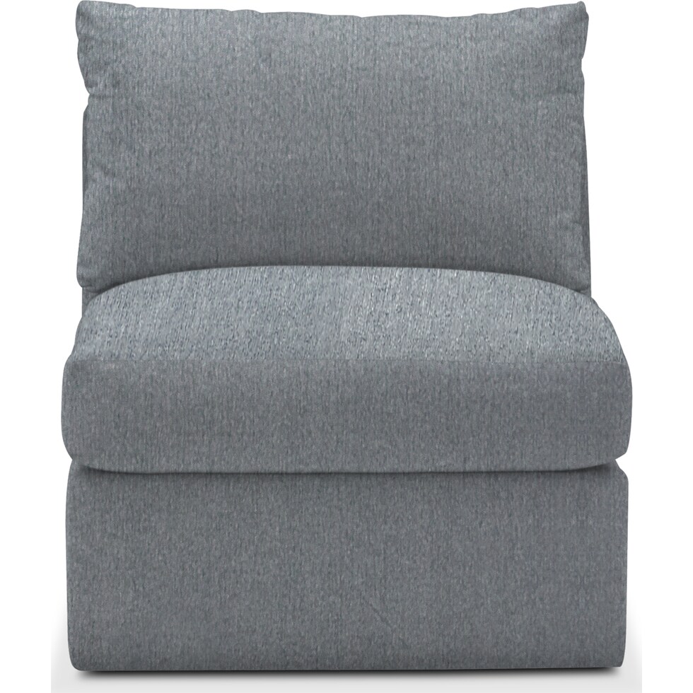collin gray armless chair   