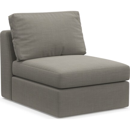 Collin Foam Comfort Armless Chair - Nevis Graphite