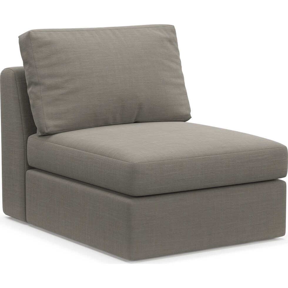 collin gray armless chair   