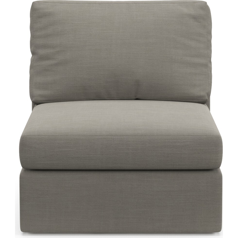 collin gray armless chair   