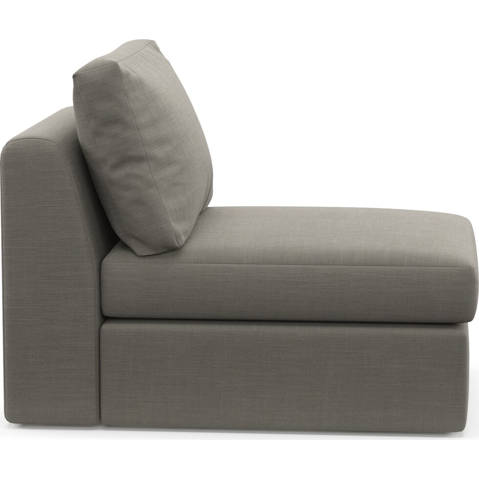 collin gray armless chair   