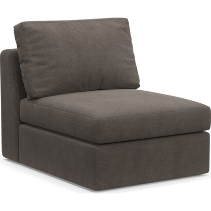 Collin Hybrid Comfort Armless Chair - Laurent Charcoal