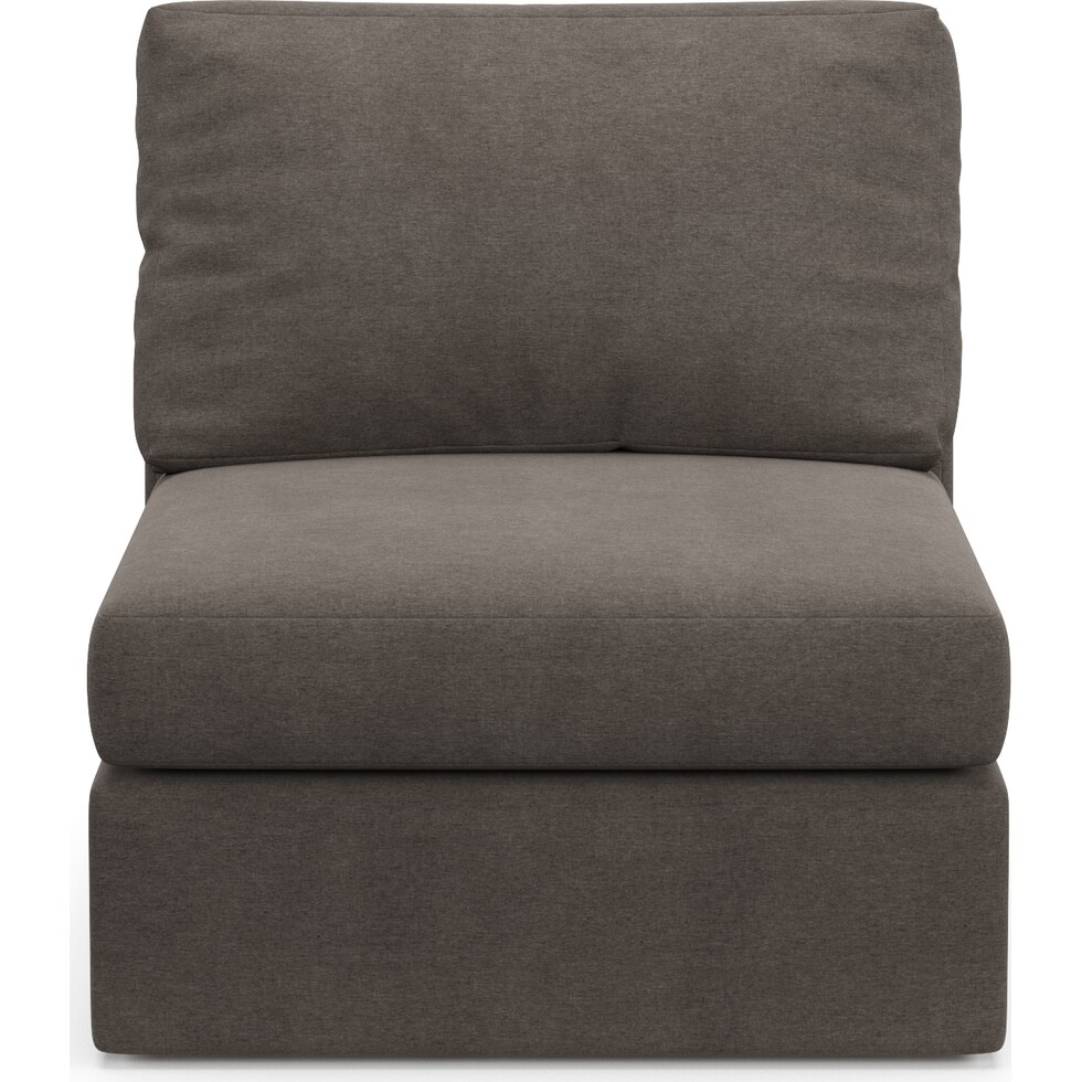 collin gray armless chair   