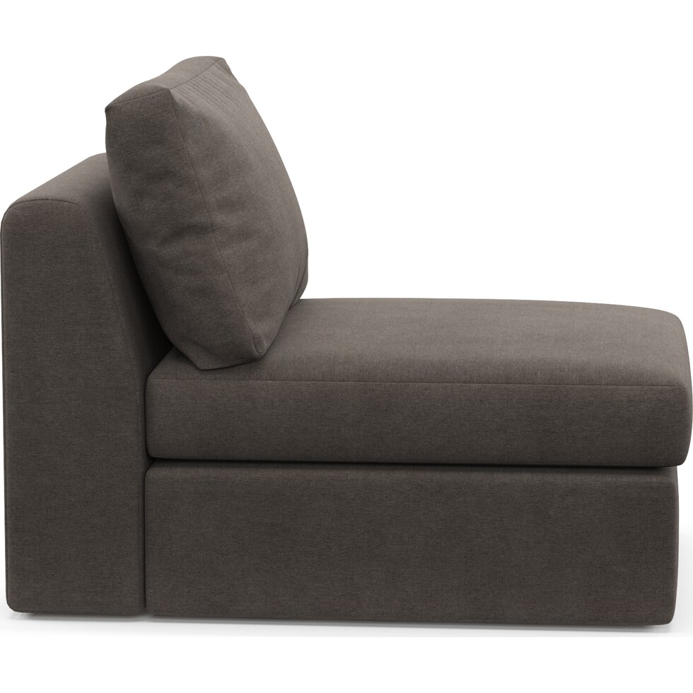 collin gray armless chair   