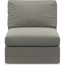 collin gray armless chair   
