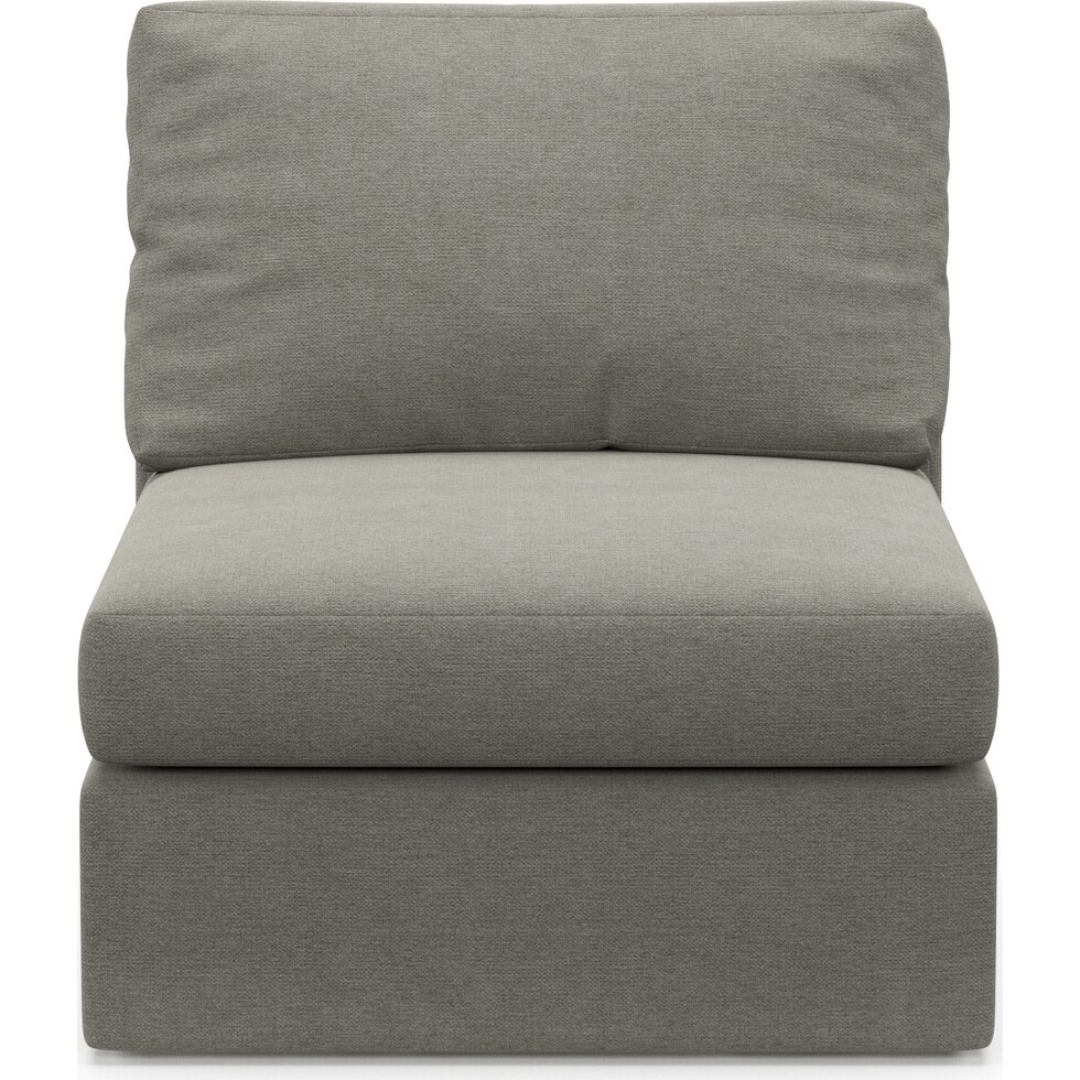 collin gray armless chair   