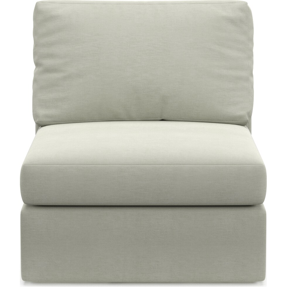collin gray armless chair   