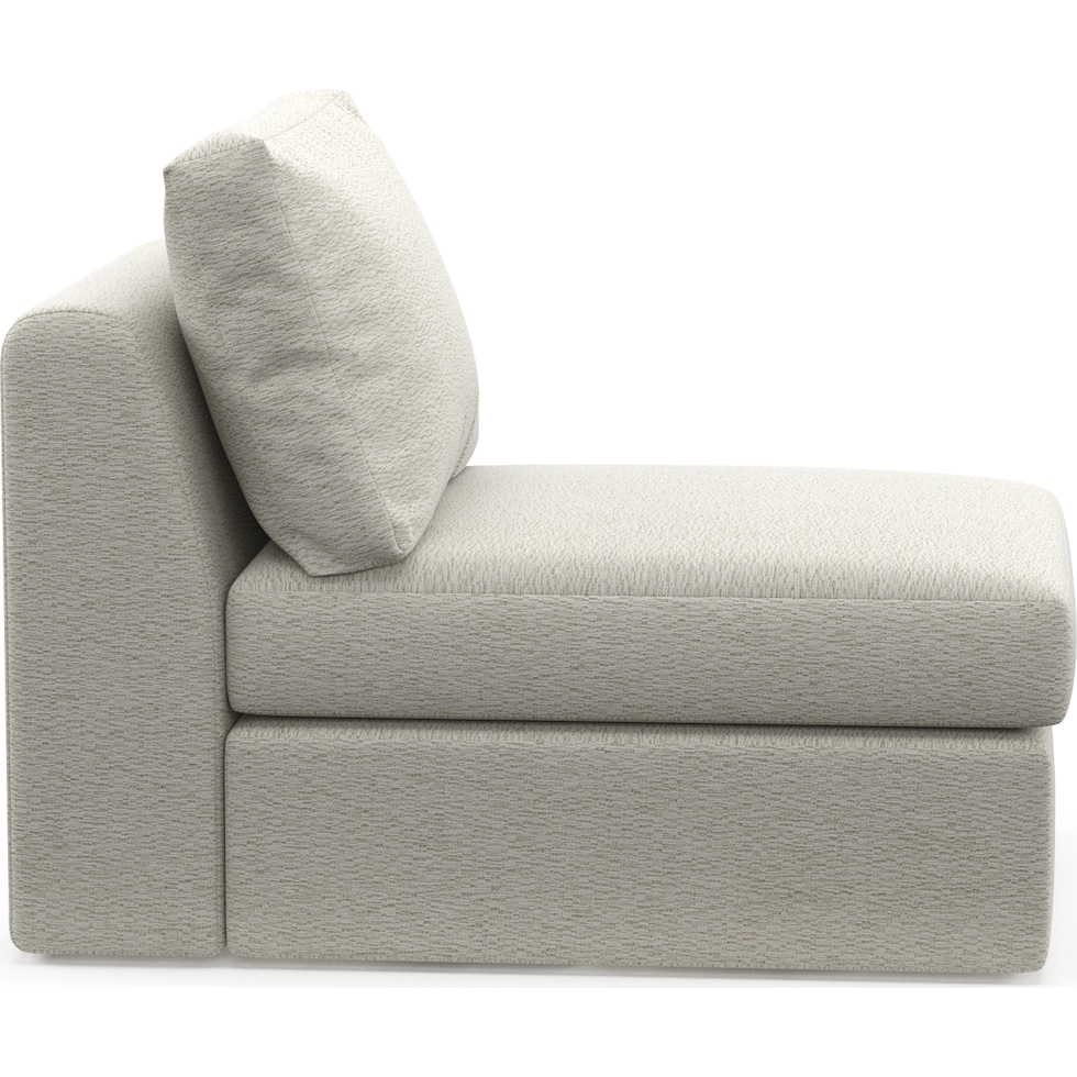 collin gray armless chair   