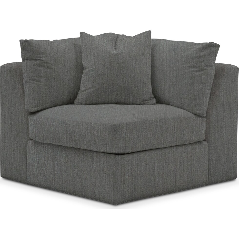 collin gray corner chair   