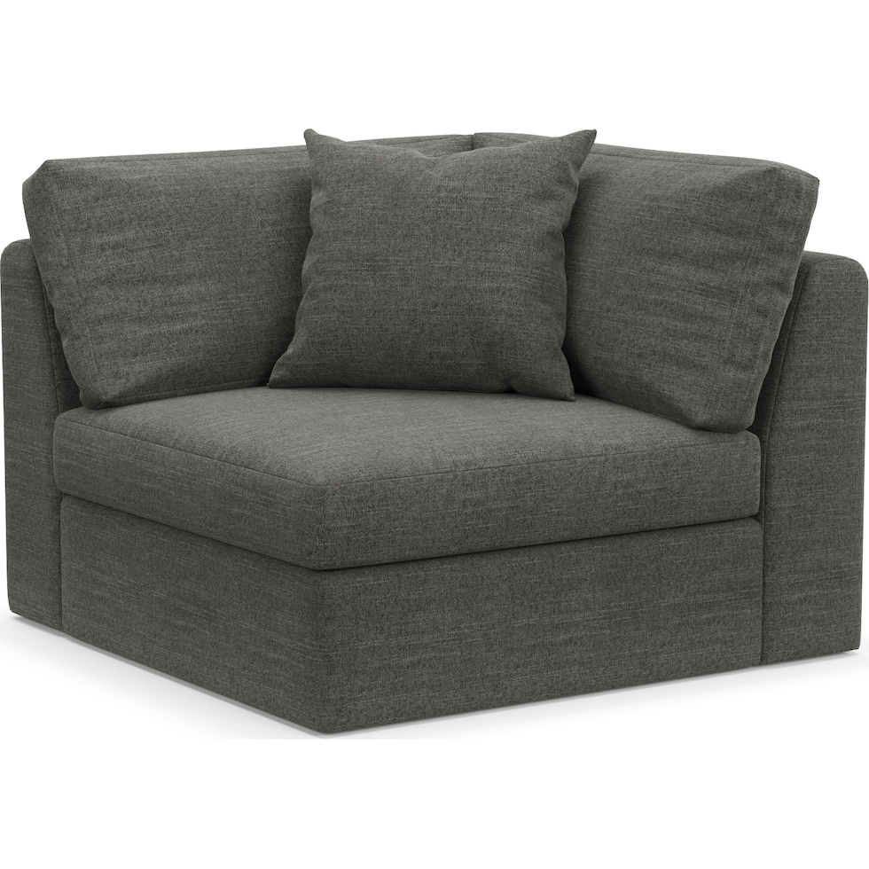 collin gray corner chair   