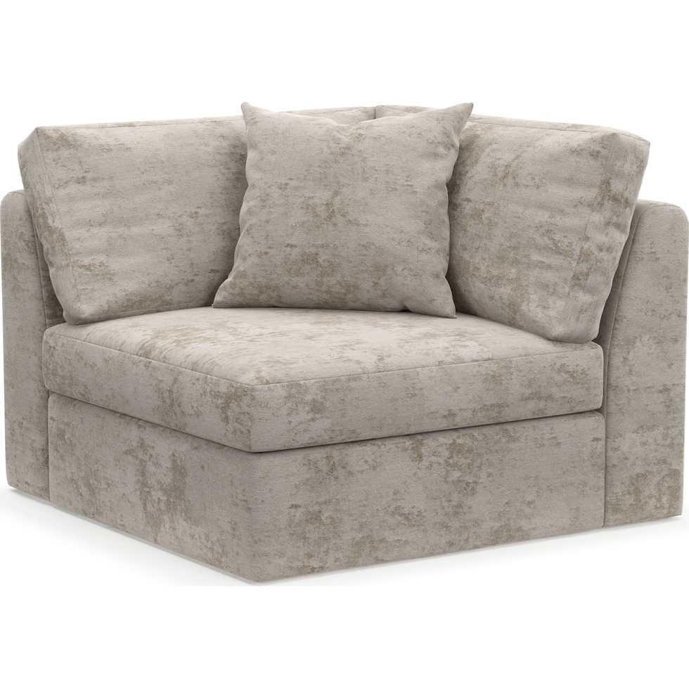 collin gray corner chair   