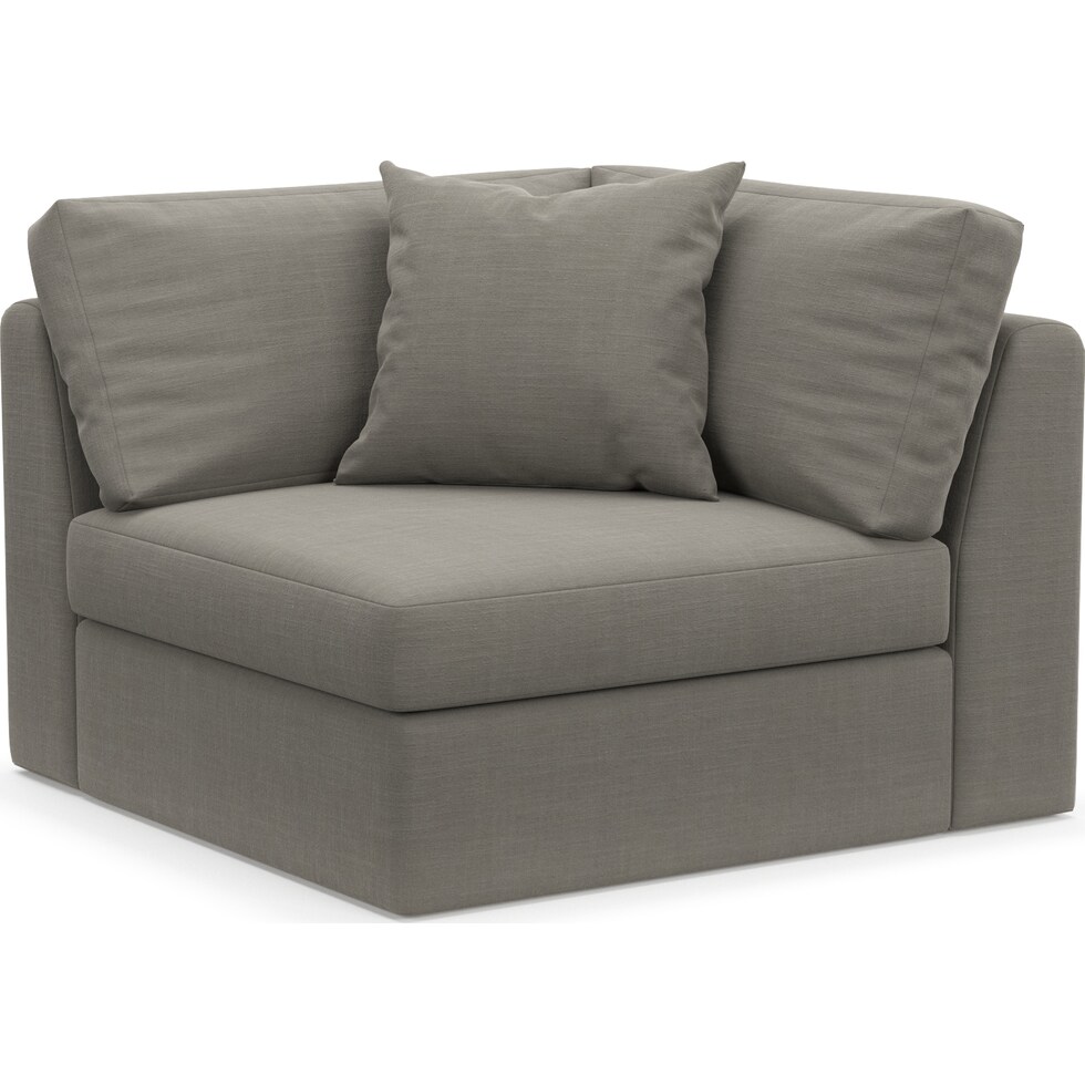 collin gray corner chair   