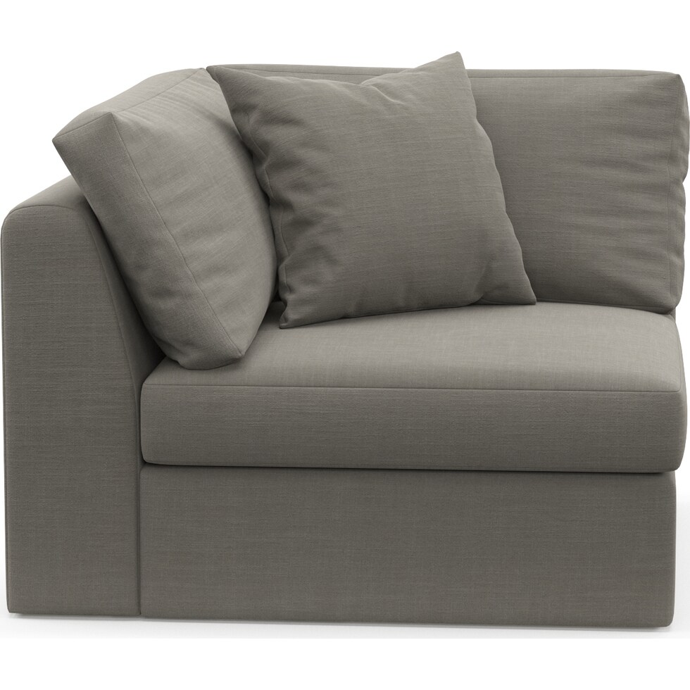 collin gray corner chair   