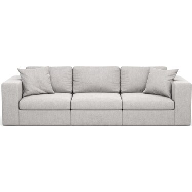 Collin 3-Piece Foam Comfort Sofa - Burmese Granite