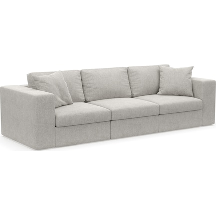 Collin 3-Piece Foam Comfort Sofa - Burmese Granite
