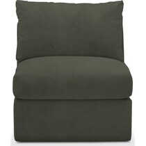 collin green armless chair   
