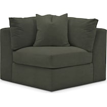 collin green corner chair   
