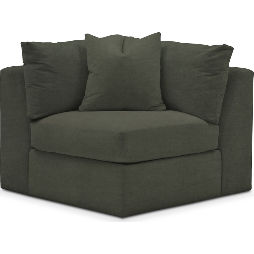 collin green corner chair   