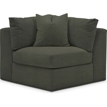 collin green corner chair   