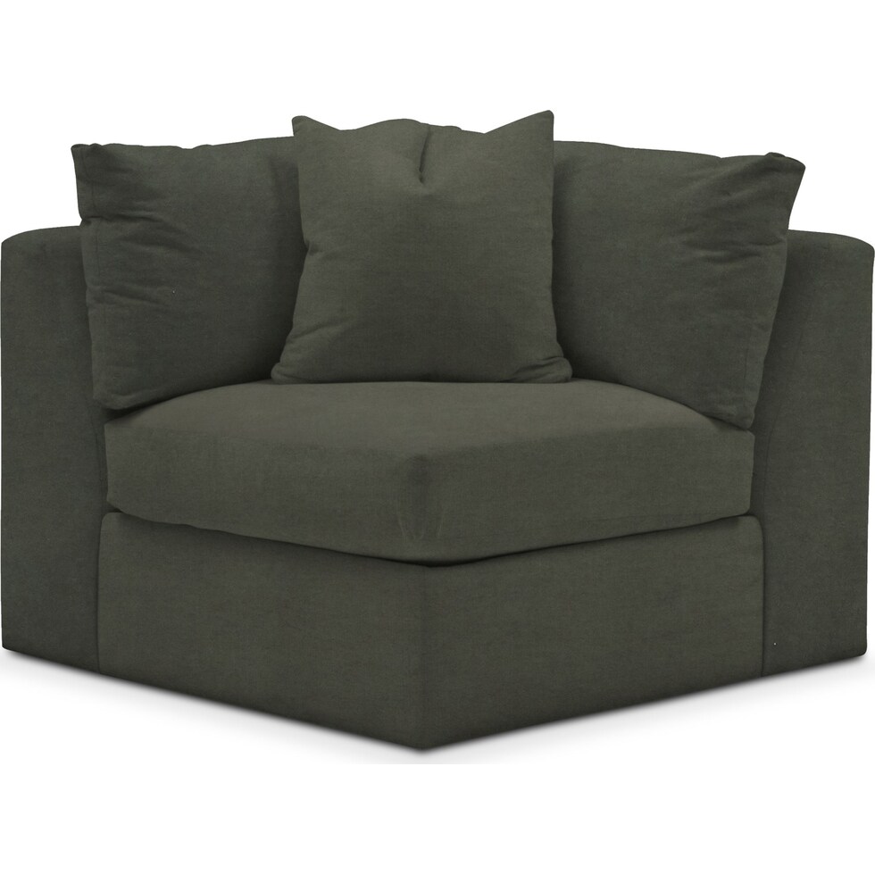 collin green corner chair   